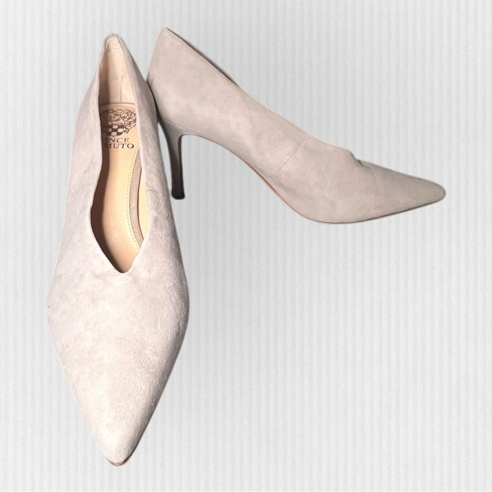 White House Black Market Gray Heels